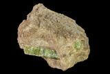 Yellow-Green Fluorapatite Crystals in Calcite - Ontario, Canada #137112-2